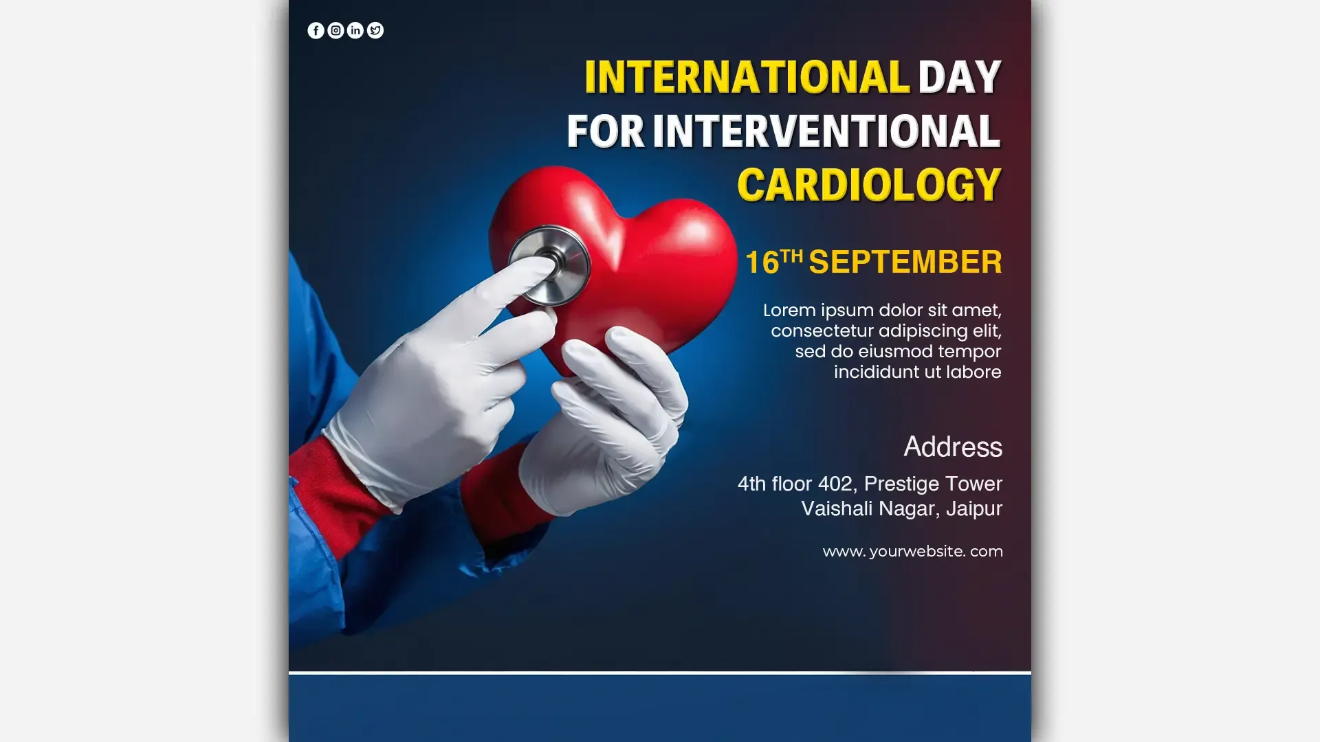 International Day of Interventional Cardiology Instagram Post image